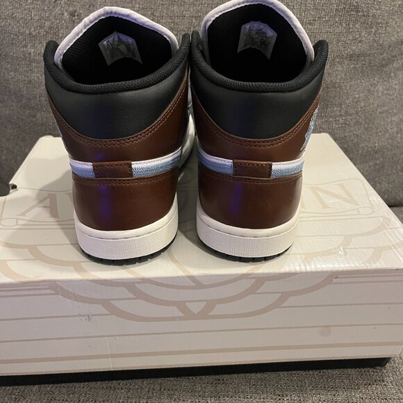 🔥👟 Jordan 1 Brown / White / Baby Blue – Men’s 8.5 / Women’s 10 – NEW – No Box - Picture 3 of 3